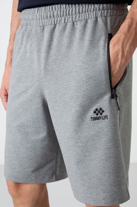 Herren Sweatshorts mit regulärer Passform aus Strick - Image 5