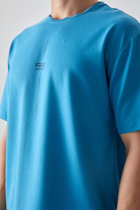 Übergröße Bedrucktes Rundhals-T-Shirt - Image 3