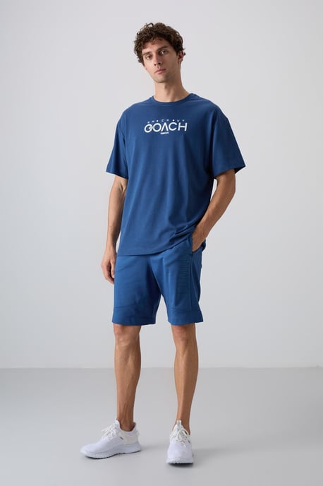Oversized Logo-Patch Rundhals-T-Shirt - Image 2