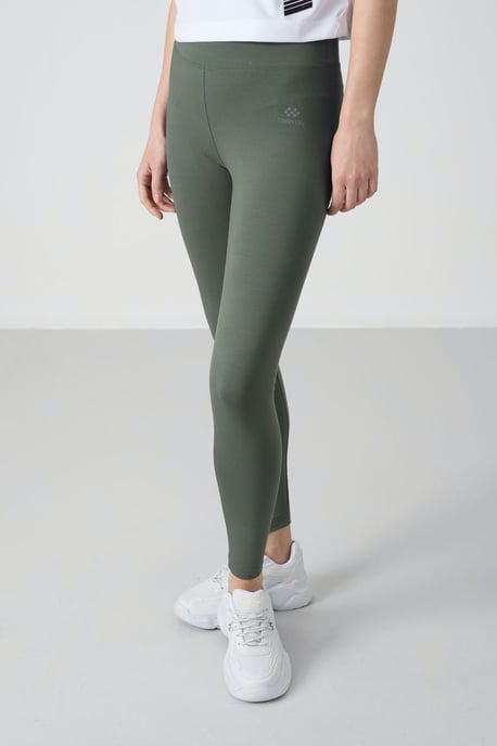 Hochtaillierte Leggings aus Baumwolle und Elasthan - Image 4