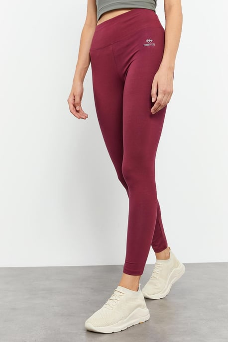 Hochtaillierte Leggings aus Baumwolle und Elasthan - Image 6