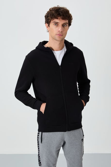 Herren Kapuzen-Zip-Sweatshirt - Image 1