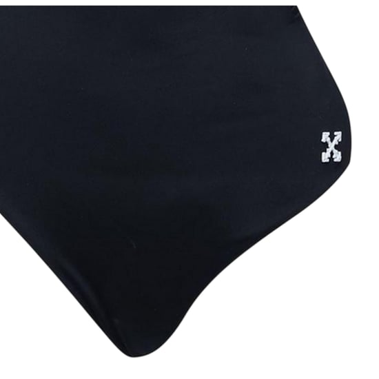 Off White - Badeanzug für Damen, Neckholder (Schwarz/Weiß) - Image 3