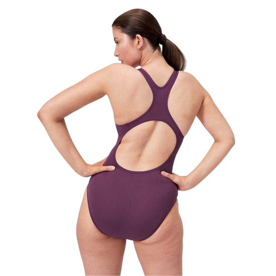 Speedo - "Medalist" Badeanzug für Damen (Pflaume/Rot) - Image 3