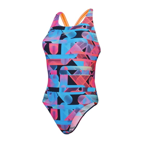 Speedo - Badeanzug für Damen, Racerback (Sirene Rot/Blau) - Image 2