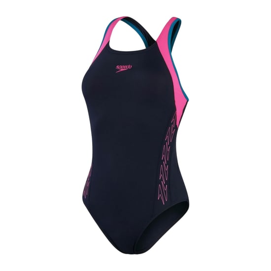 Speedo - Badeanzug für Damen (Marine/Pink) - Image 2