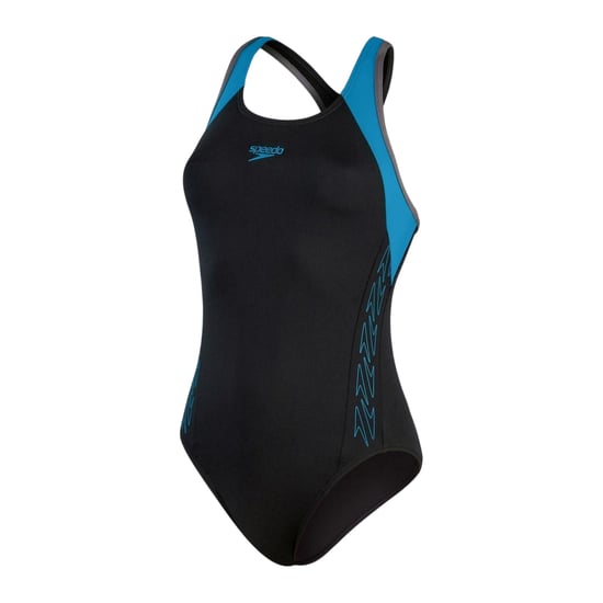 Speedo - Badeanzug für Damen (Schwarz/Blau) - Image 1