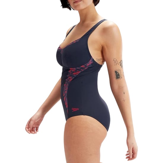 Speedo - Badeanzug für Damen (Marine/Rot) - Image 3