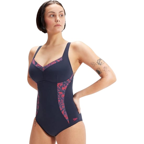 Speedo - Badeanzug für Damen (Marine/Rot) - Image 4