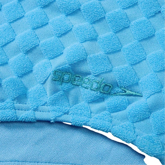 Speedo - Badeanzug für Damen, Ausschnitt, Strukturiert (Blau) - Image 3