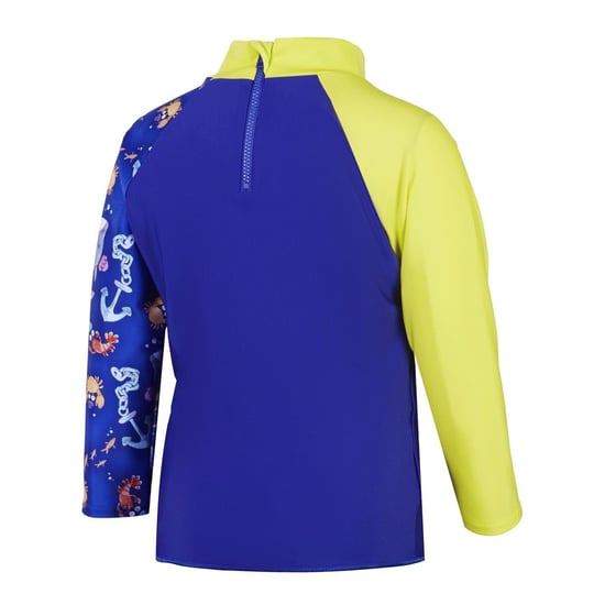 Speedo - Hautausschlagschutz-Oberteil für Kinder, Langärmlig (Blau/Gelb) - Image 2