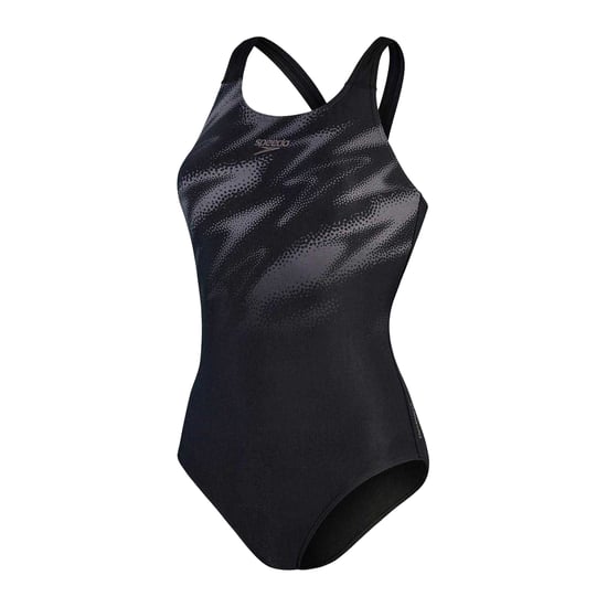 Speedo - "Hyper Boom" Badeanzug für Damen (Schwarz/Grau) - Image 1