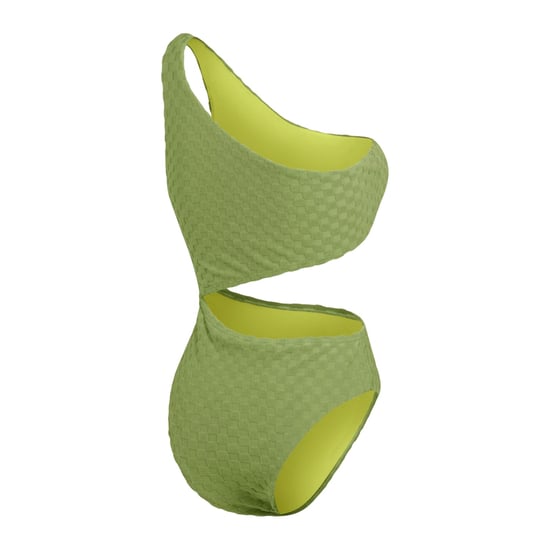 Speedo - Badeanzug für Damen, Ausschnitt, Strukturiert (Grün) - Image 2