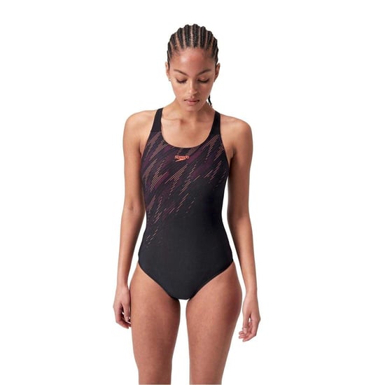 Speedo - "Hyper Boom Placement" Badeanzug für Damen (Schwarz/Rot) - Image 1