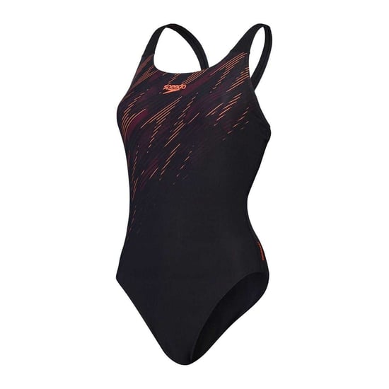 Speedo - "Hyper Boom Placement" Badeanzug für Damen (Schwarz/Rot) - Image 2