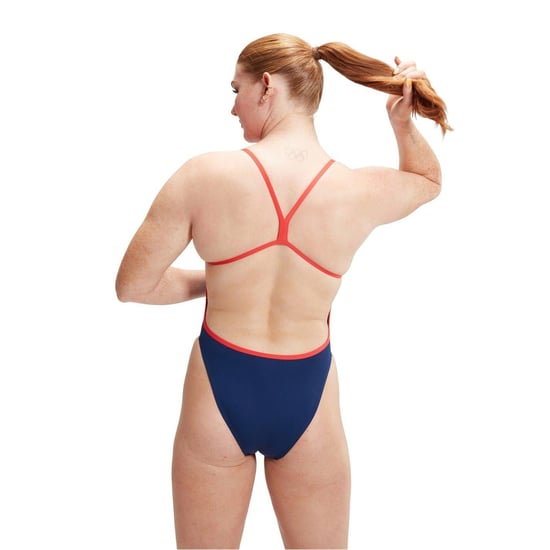 Speedo - "Placement" Badeanzug für Damen (Blau) - Image 4
