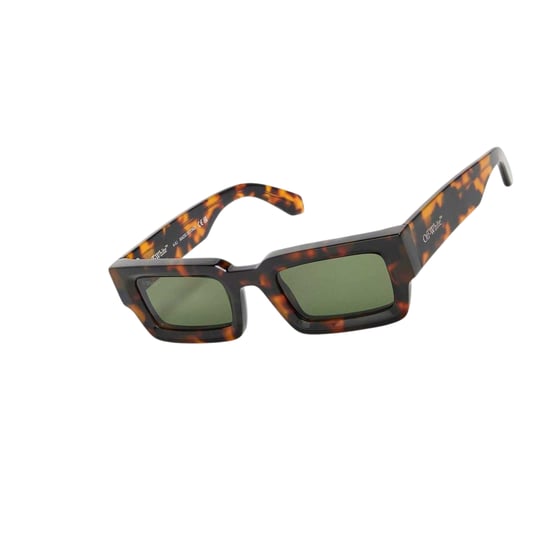 Off White - "Lecce" Rechteck-Sonnenbrille (Braun/Grün) - Image 2