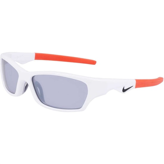 Nike - Wickel-Sonnenbrille, Logo (Weiß/Silberblitz) - Image 4