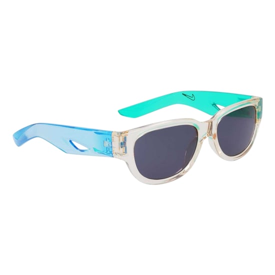 Nike - "II" Rechteck-Sonnenbrille, Kunststoff (Kokosmilch/Marine) - Image 1