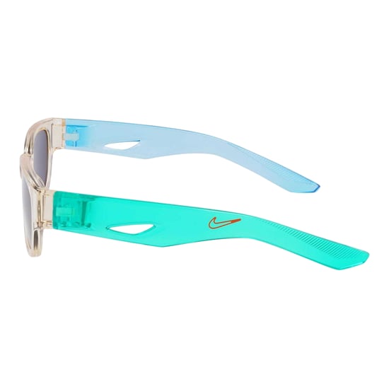 Nike - "II" Rechteck-Sonnenbrille, Kunststoff (Kokosmilch/Marine) - Image 3
