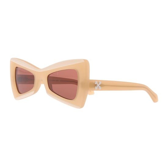 Off White - "Nashville" Eckig-Sonnenbrille (Sandbraun) - Image 1