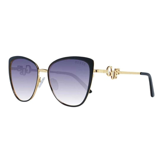 Guess - Glänzend-Sonnenbrille für Damen (Schwarz/Gold) - Image 2