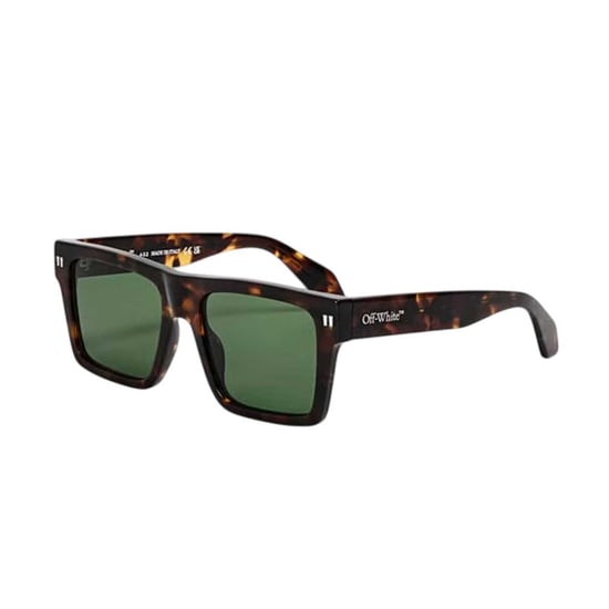 Off White - "Lawton" Quadratischer Rahmen-Sonnenbrille für Herren/Damen Unisex (Braun/Grün) - Image 1