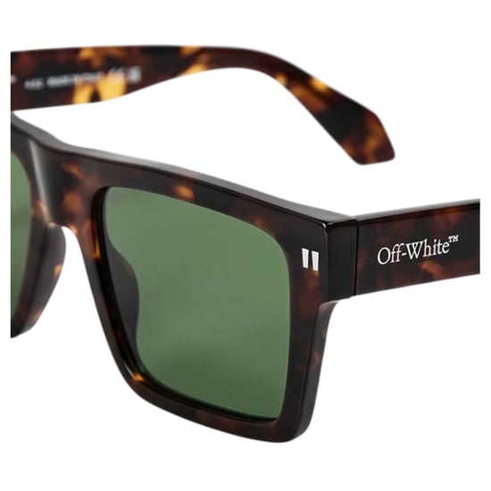 Off White - "Lawton" Quadratischer Rahmen-Sonnenbrille für Herren/Damen Unisex (Braun/Grün) - Image 3