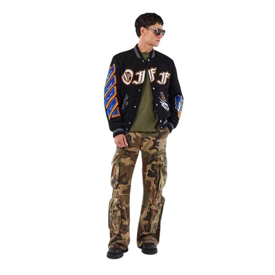 Off White - "Lawton" Quadratischer Rahmen-Sonnenbrille für Herren/Damen Unisex (Braun/Grün) - Image 4