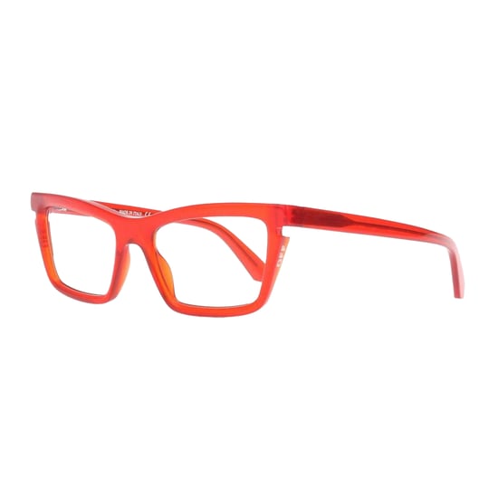 Off White - "Style Sun" Kontrast-Muster-Sonnenbrille, Kunststoff (Rot/Blauer Klotz) - Image 1