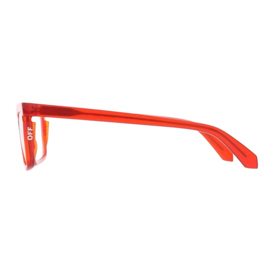 Off White - "Style Sun" Kontrast-Muster-Sonnenbrille, Kunststoff (Rot/Blauer Klotz) - Image 2