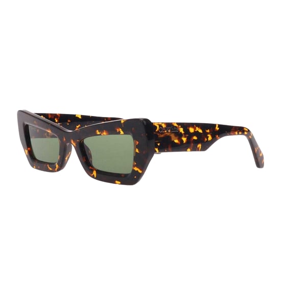 Off White - "Aurora" Gesprenkelt-Sonnenbrille (Braun/Grün) - Image 1