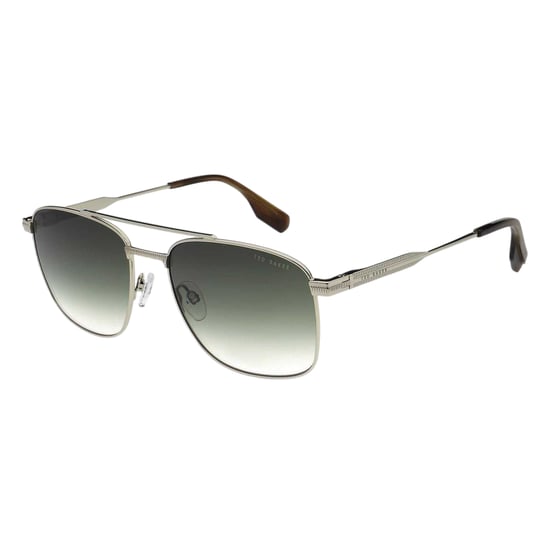 Ted Baker - "Chase" Rechteckig-Sonnenbrille, Metall (Silber) - Image 3