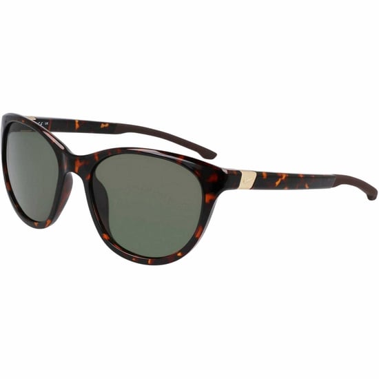 Nike - "City Hero" Katzenauge-Sonnenbrille für Damen (Schildpatt/Grün) - Image 3