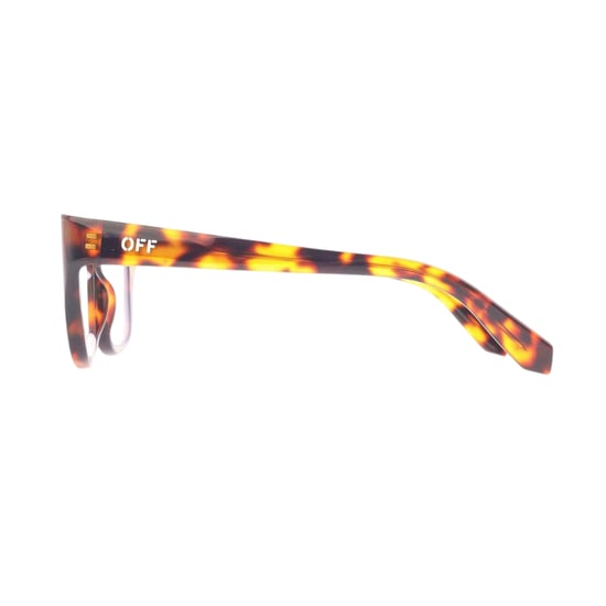 Off White - "Style 63" Quadratischer Rahmen-Brille für Herren/Damen Unisex (Braun/Schwarz) - Image 2