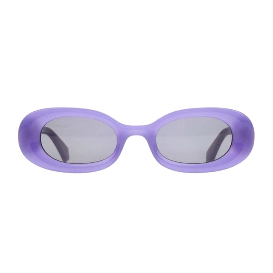 Off White - Logo-Sonnenbrille, Azetat (Dunkel-Lila) - Image 2
