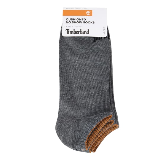 Timberland - "Core" No-Show-Socken für Herren/Damen Unisex (3er-Pack) (Dunkelgrau) - Image 2