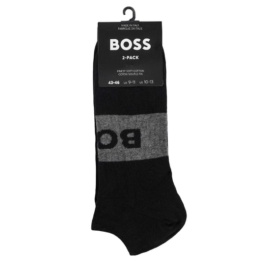 Boss - Knöchelsocken für Herren/Damen Unisex (2er-Pack) (Schwarz) - Image 3