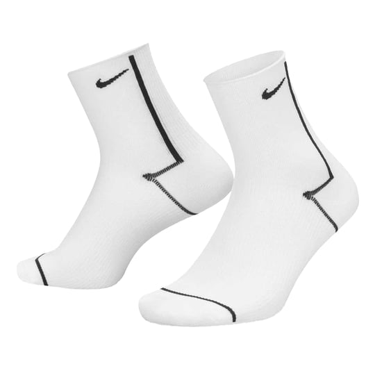 Nike - "Plus" Sneaker-Socken für Herren/Damen Unisex (3er-Pack) (Grau/Schwarz/Weiß) - Image 4