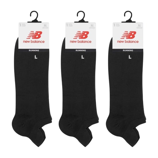 New Balance - Sneaker-Socken für Herren/Damen Unisex, Laufen (3er-Pack) (Schwarz) - Image 2