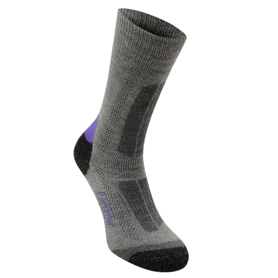Karrimor - Socken für Damen, Wandern (2er-Pack) (Grau/Violett) - Image 2