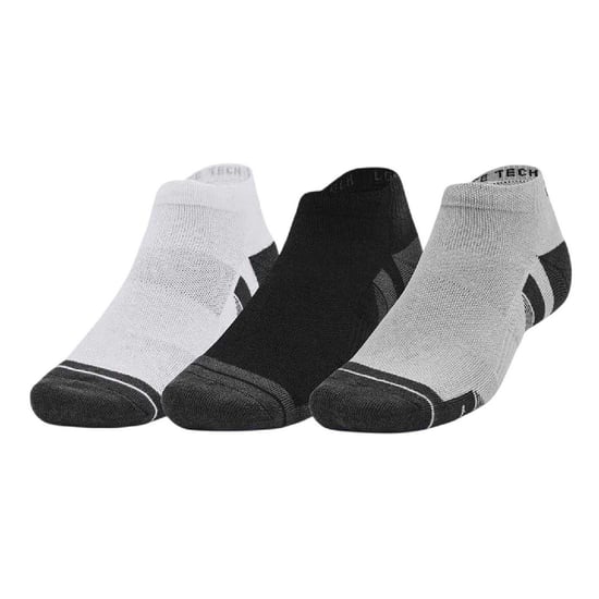 Under Armour - "Performance Tech" Knöchelsocken für Herren/Damen Unisex (3er-Pack) (Schwarz/Grau/Weiß) - Image 1