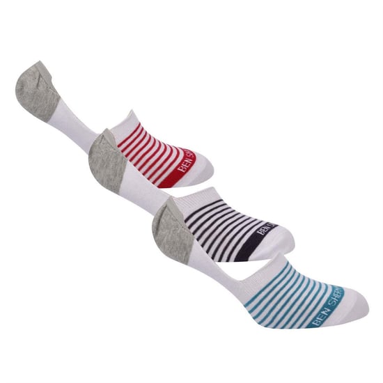Ben Sherman - Liner Socken für Herren, Baumwollmischung (3er-Pack) (Weiß) - Image 1