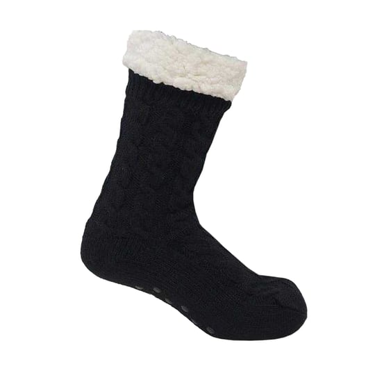 Miso - Hausschuhsocken für Herren/Damen Unisex, Acryl (Schwarz) - Image 1
