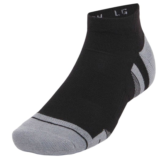Under Armour - "Performance Tech" Knöchelsocken für Herren/Damen Unisex (3er-Pack) (Schwarz/Grau) - Image 3