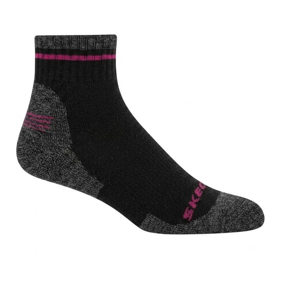 Skechers - Socken für Damen (2er-Pack) (Grau/Pink) - Image 1