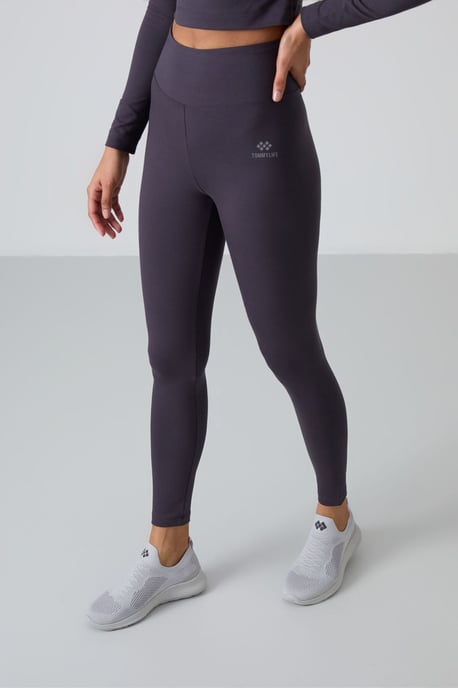 Baumwolle-Elastan Crop T-Shirt und Leggings Set - Image 6