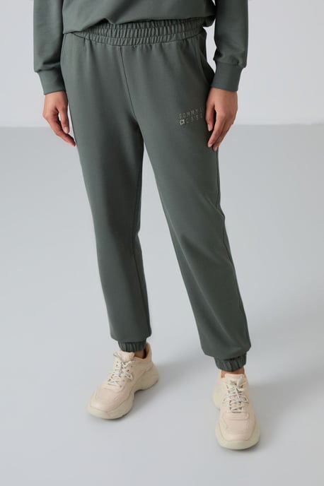 Oversized Sweatshirt und Hose Set mit Rundhalsausschnitt - Image 4