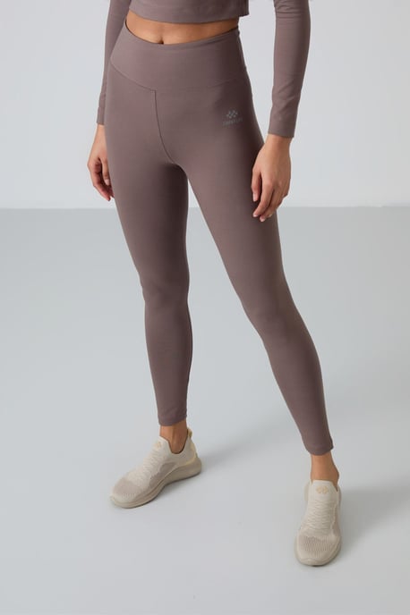 Baumwolle-Elastan Crop T-Shirt und Leggings Set - Image 6