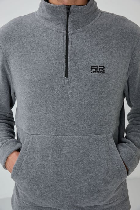 Herren Polyester-Fleece Sweatshirt- und Hosen-Set - Image 4